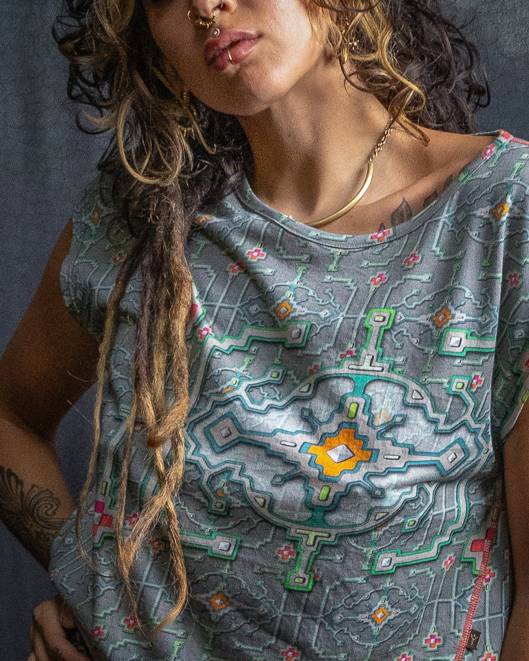 Woman T-Shirt Surfer / Bio Farms Bamboo - HUIRRRIKA